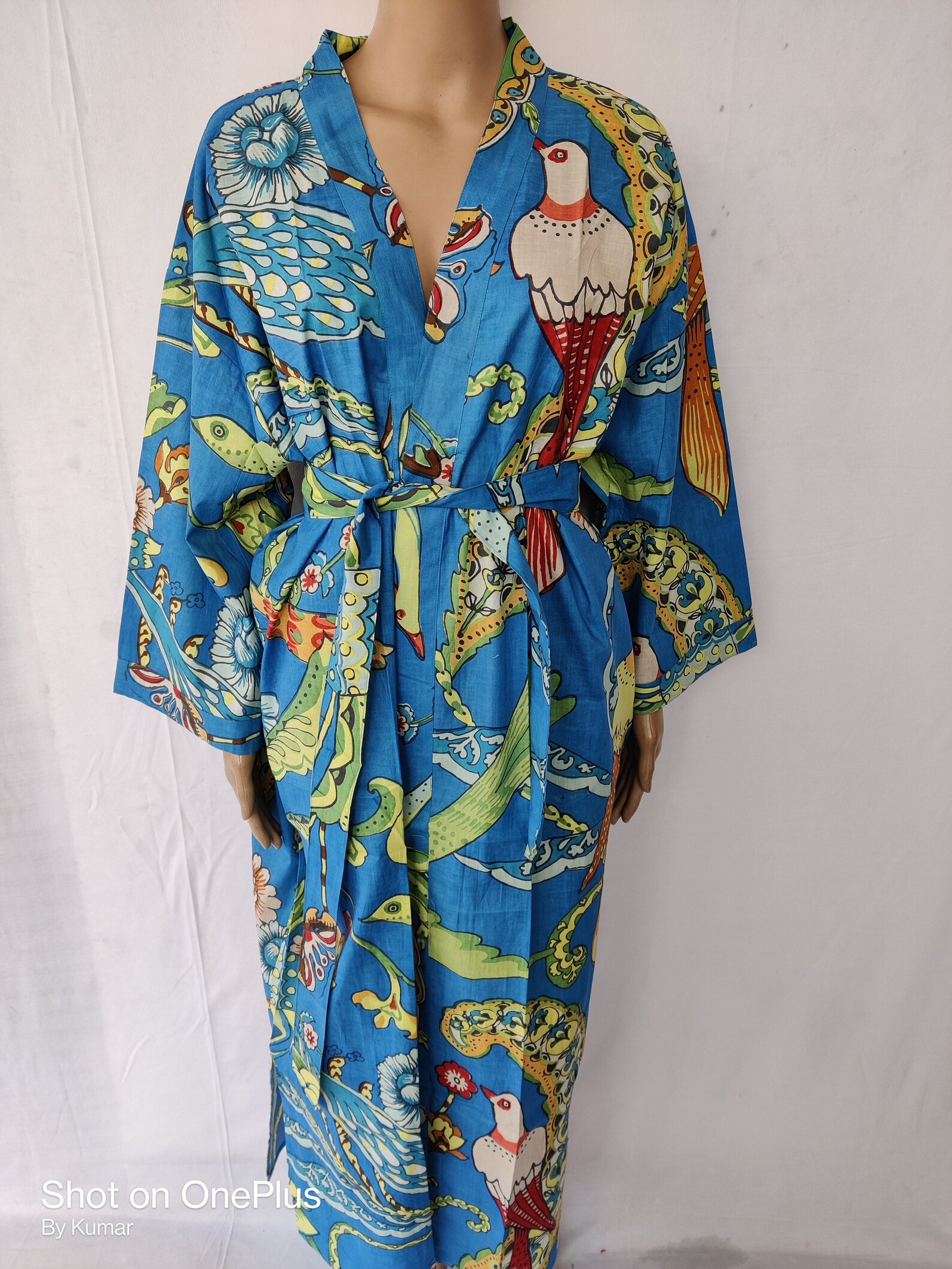 Indian Cotton Maternity Maxi Beach Robes Women Long Comfy Etsy