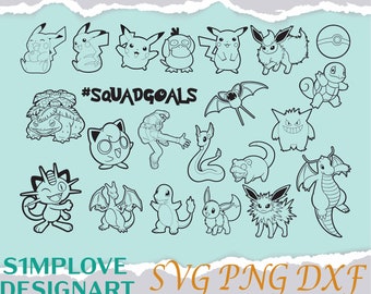 Download Pokemon Svg Bundle Etsy