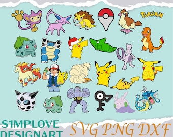 Download Pokemon Svg Bundle Etsy