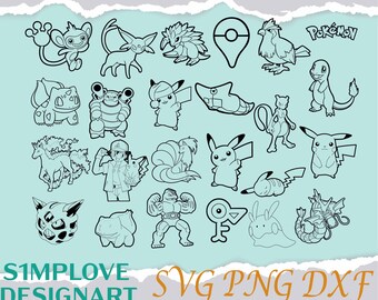 Download Pokemon Svg Bundle Etsy
