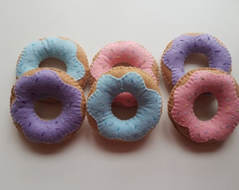 Catnip Felt Doughnut Cat / Kitten Toys