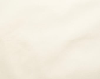 GOTS Certified Organic Cotton. Cream Poplin Birch Fabrics. 1/4 Metre