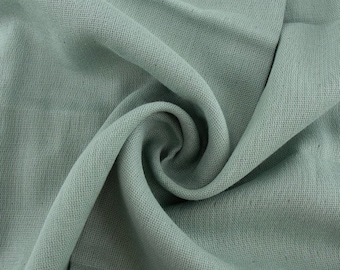 Organic Double Gauze Fabric: Birch Fabrics, GOTS Cotton (per 1/2 Metre) - Colour Mineral