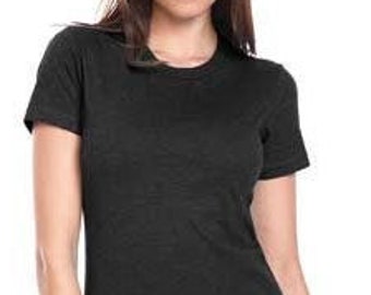 Next Level 6610 Female T-shirt, Black