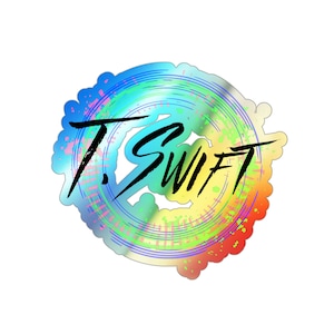 T Swift Holographic Die-cut Sticker