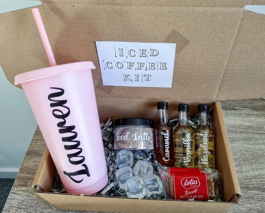 Iced Coffee Kit Iced Coffee Hamper Iced Coffee Gift Set Etsy UK