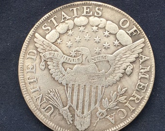 超希少な1803年「ドレープバストドル」銀メッキの希少価値の高い米国