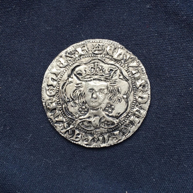 Edward 1V *1461_1470* Groat - 1st Reign / Englische Münzen / Gehämmert / Rückprägung Bild 1