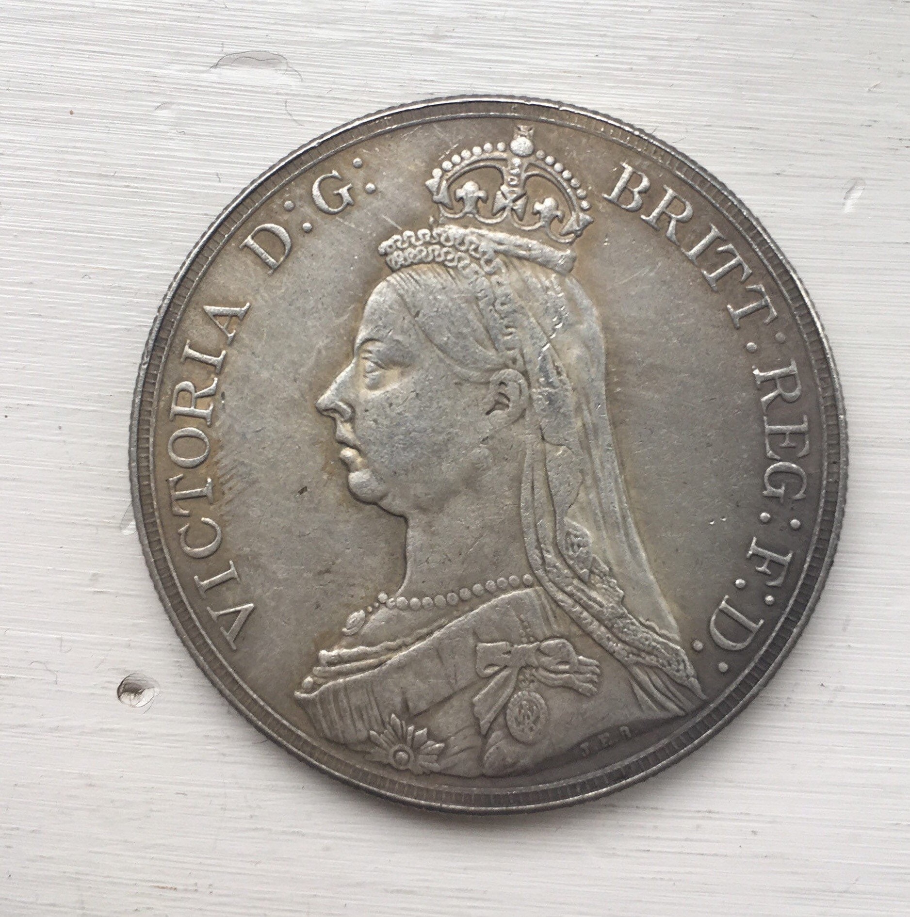 ヴィクトリア *1892* クラウン - 英国コイン / 再鋳造 - Etsy 日本