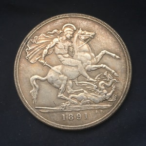 Victoria *1891* Crown - Jubilee Head / British Coins / Restrike