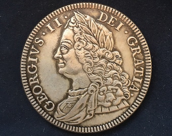 Old British Coins - George 11 1743 Crown