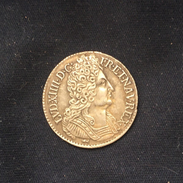Prächtige Louis X1111 *1711* Französische Münze / Sonnenkönig / Nachprägung