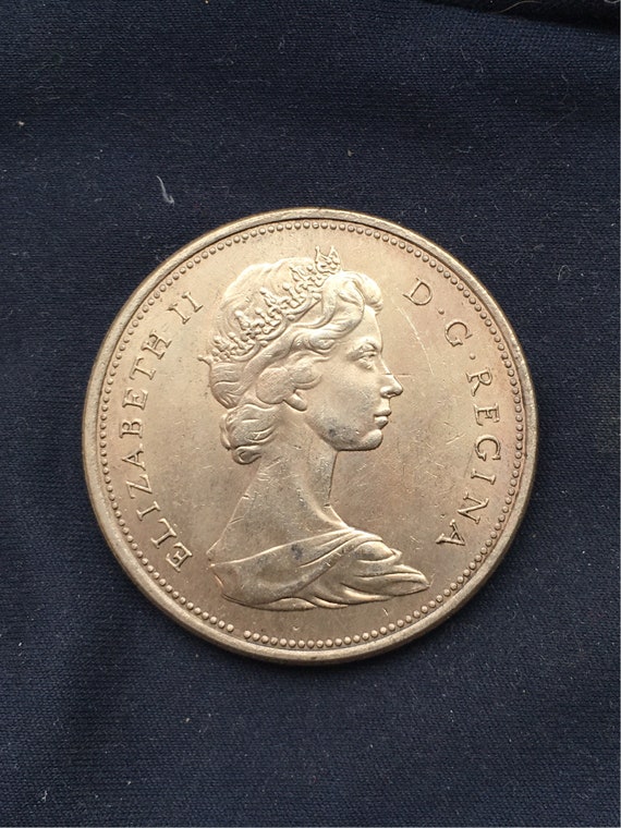 S*r様 カナダドル 1967年 エリザベス2世銀貨　カナダグース カナダ *1967年* 1ドル硬貨 - エリザベス2世 / 復刻版 / カナダ硬貨