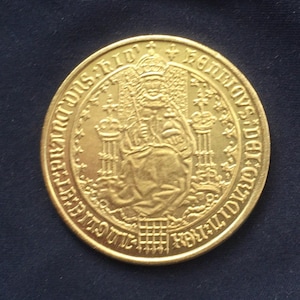 Henry V11 *1489_1509* Sovereign - Gold Effect / House Of Tudor / British Coins
