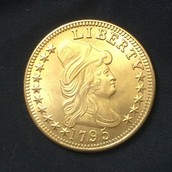 Dix dollars *1795* - Liberty - Tête de turban / Effet or / Pièces des États-Unis d'Amérique