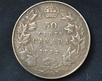 カナダ ハーフ ドル 50 セント 80% 銀貨 1942 年 - Etsy 日本