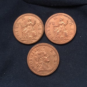 George 1 *1719_1724* Half Penny - British Coins / Restrike