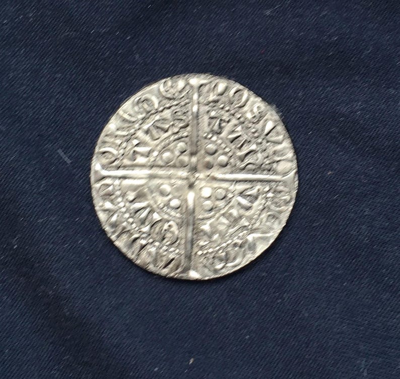 Edward 1V *1461_1470* Groat - 1st Reign / Englische Münzen / Gehämmert / Rückprägung Bild 2