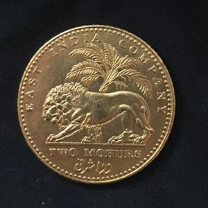 William 1111 *1835* Two Mohur - Gold Effect / British Empire / India Coins