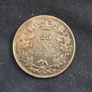 Victoria *1875* 25 Cents - Kanada Münzen - Britische Kolonien / Restprägung
