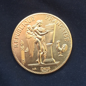 Republique Francaise *1909* 100 Francs - French Coins / Gold Effect Coins