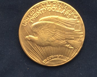 Exquisitos Estados Unidos de América *1921* 20 Dólares - Saint Gaudens / Efecto Oro / Monedas de EE.UU.