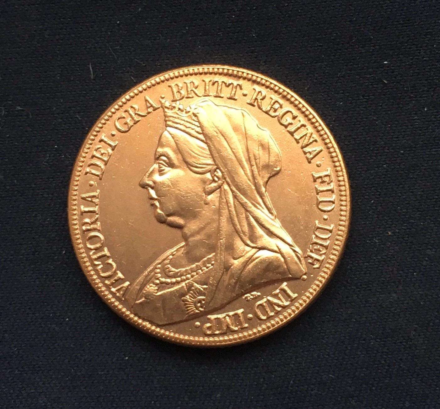 Victoria *1887* - *1893* Sovereign / Gold Plated /british Coins - Etsy
