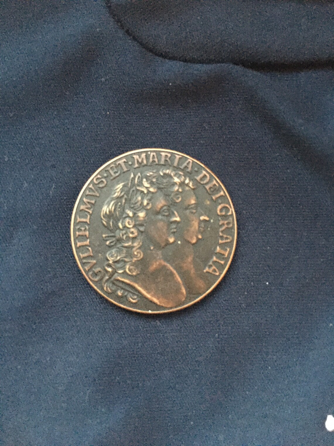 William & Mary 1693 Halfpenny Irish Coins Etsy