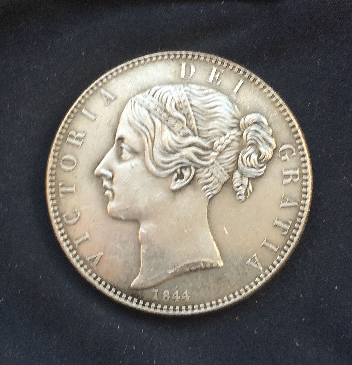 Victoria *1844* Crown - British Coins / Restrike - Etsy