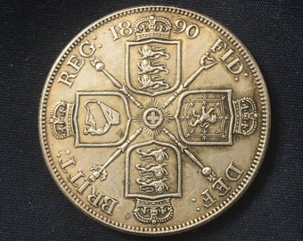 ヴィクトリア女王クラウンコイン *1888* ジュビリーヘッド - イギリス