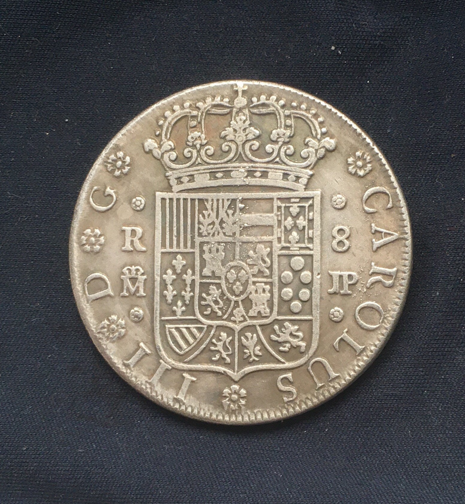 Carolus 111 *1762* 8 Reales - Spanish Empire Coins / Restrike - Etsy