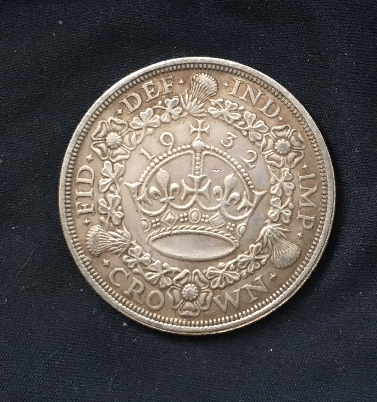 ジョージ5世 *1932* 王冠 / クリスマスリース - 英国コイン / 再鋳造 - Etsy 日本