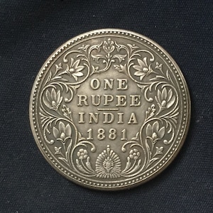 Victoria *1881* One Rupee - British Empire / India Coins / Restrike
