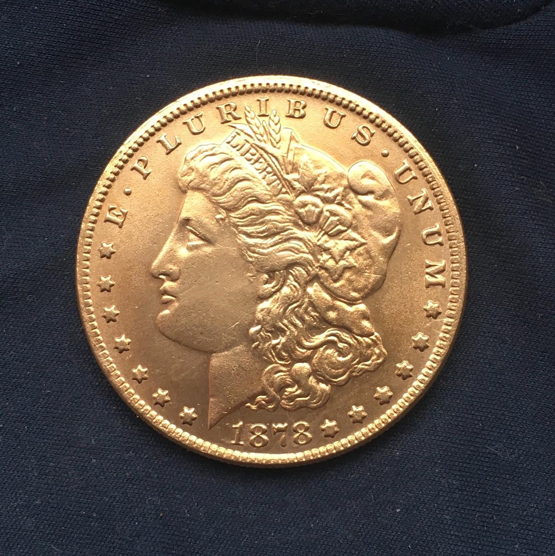 モルガン・ダラー *1878* 1ドル - 金メッキ / アメリカ合衆国コイン