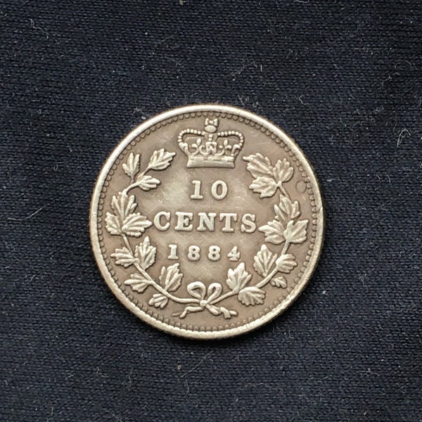 Splendid Victoria *1884* 10 Cents - Canada Coins / British Colonies / Restrike