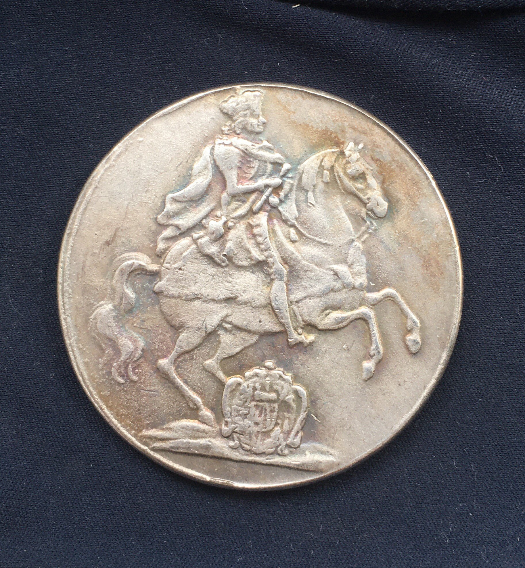 ドイツザクセンフリードリッヒ・アウグスト1世(1694〜1733)1ターレル銀貨