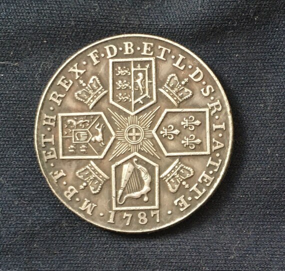 イギリス　シリング銀貨　1787 イギリス 1787年 シリング銀貨 パターン試作プルーフ ジョージ3