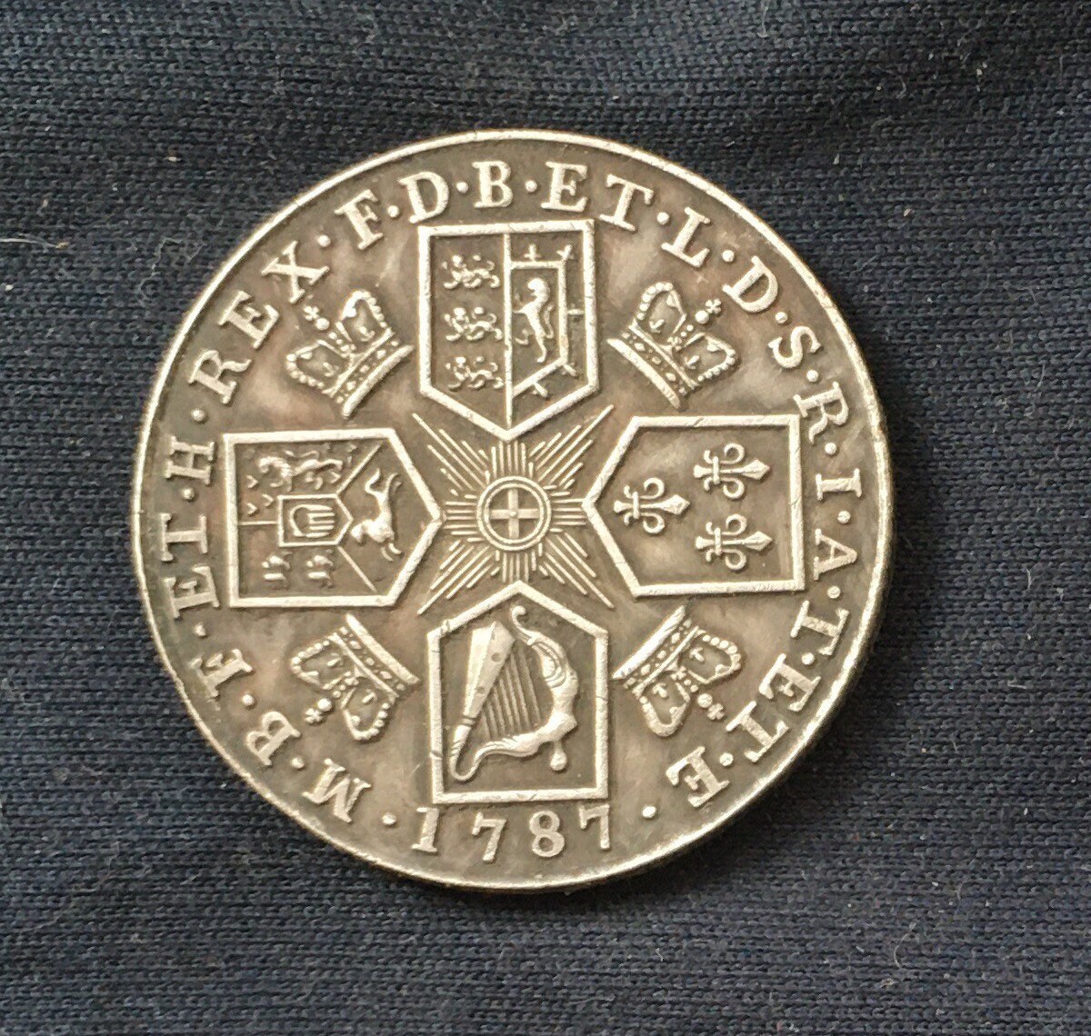 ジョージ111 *1787* シリング - イギリスのコイン / 再鋳造 - Etsy 日本