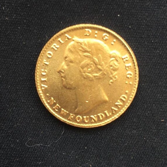 Victoria *1882* Two Dollar - Newfoundland / Gold Plated Coin