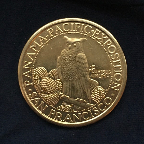 Super Panama Pacific *1915* Fifty Dollars - Gold Effect  / San Francisco / United States of America Coins / Masonic