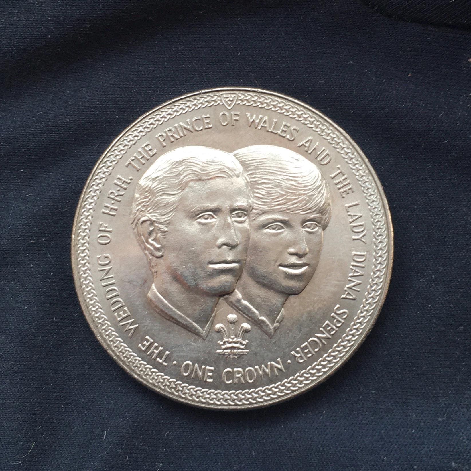 1981年 英国 イギリス ダイアナ妃 銀貨 エリザベス2世 ダイアナ 記念