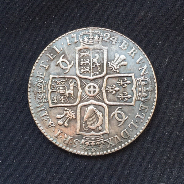 King George 1st *1724* Shilling - Old British Coins / Restrike