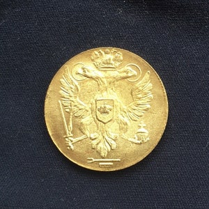 Louis Frederick II *1803* Schwarzburg-Rudolstadt 1 ducat / Gold Effect / German Coins