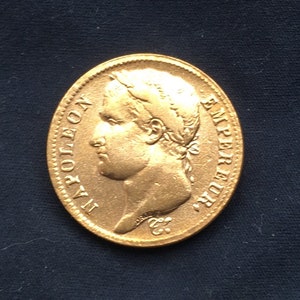 Historical Napoleon *1811* 40 Francs - Laurel Head / Gold Effect  / French Coins