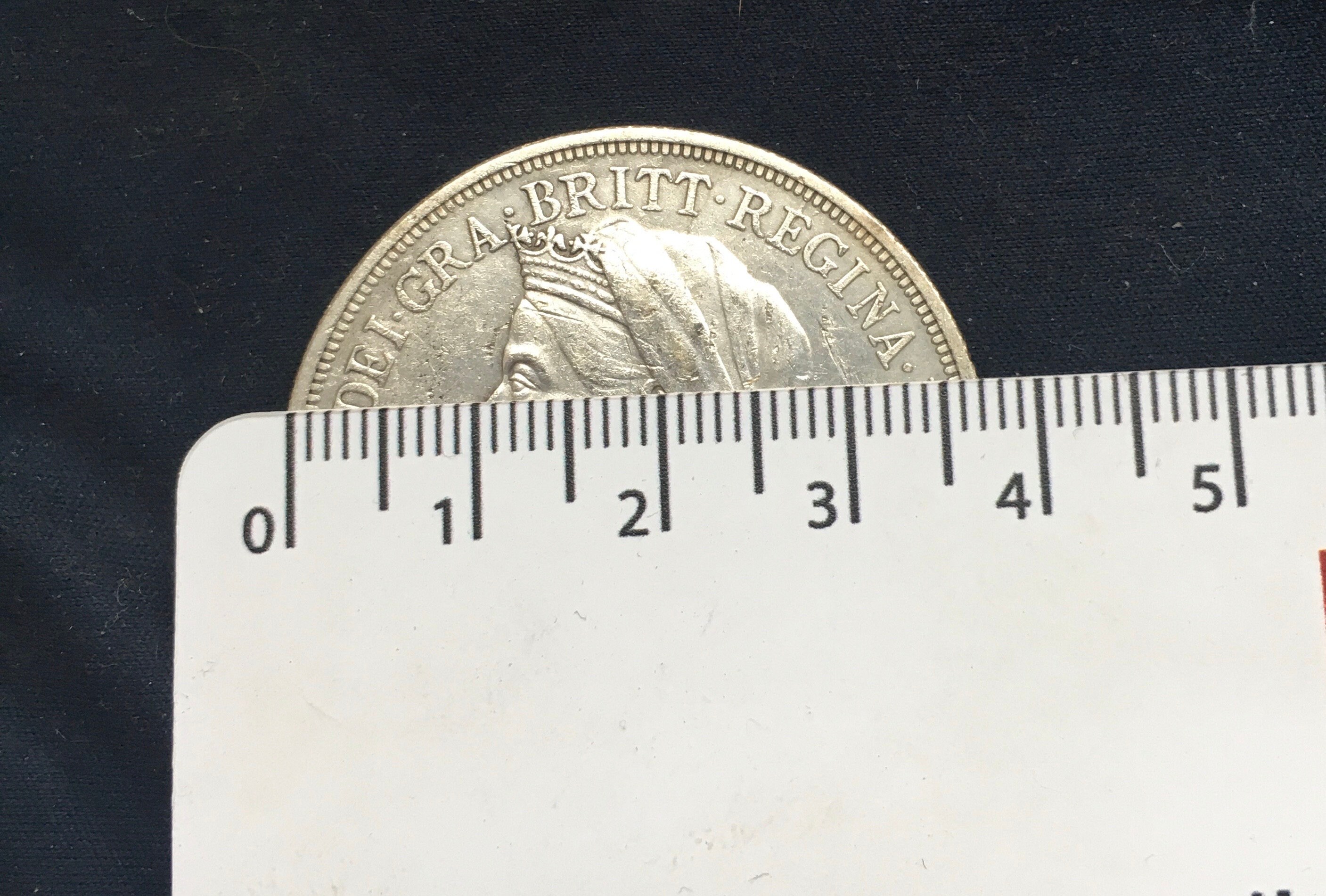 ヴィクトリア *1896* クラウン / ベールヘッド / 旧英国コイン / 再