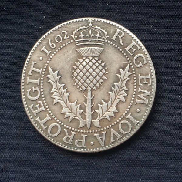 James V1 *1602* Thistle Merk / Scottish Coin