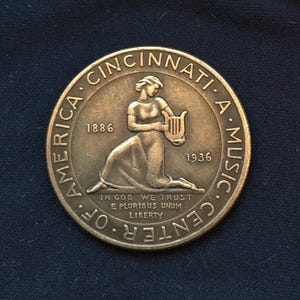 Cincinnati *1936* Half Dollar - Music / Center of America / United States Of America Coin / Restrike