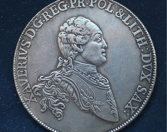 Xaver *1767* Saksen Albertine - Thaler / Duitse staten / Herslag