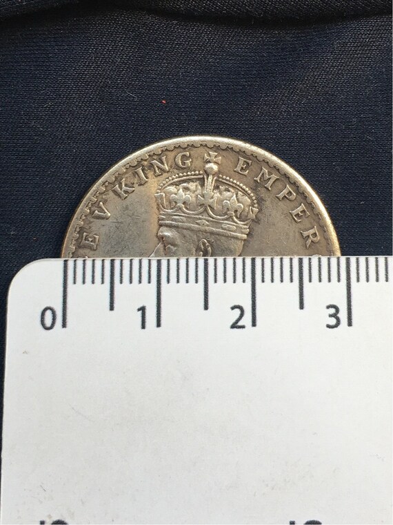 ジョージ5世 *1913* 1ルピー - インドのコイン - 大英帝国 / 再鋳造