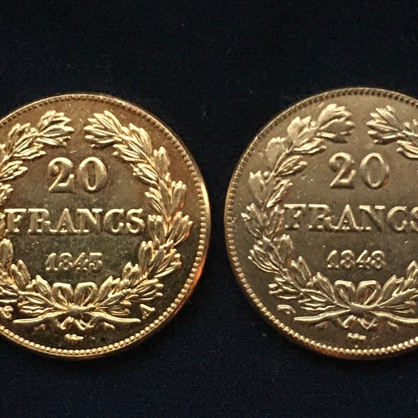 Philippe 1 *1834_1847* 20 Francs - Monnaies Françaises / Effet Or